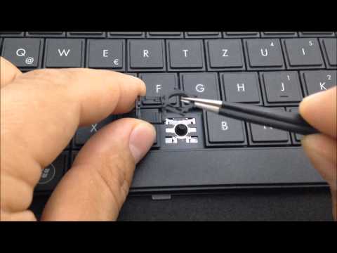 How To : Individual Laptop Keyboard Keys Fix Repair Installation Guide HP Compaq Pavilion HD