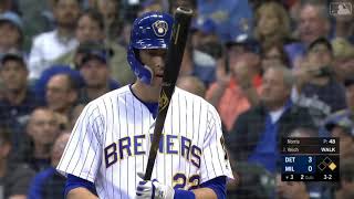 Christian Yelich hits 2 home runs in Brewers 6-5 victory over Tigers