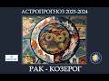 ГОРОСКОП 2023-2024: Рак-Козерог