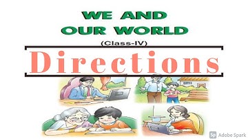 4th class DAV social science chapter9 Part2 | Directions | Intermediate Directions | Sketch | Map