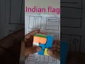 3 by 3 Rubik's cube per Indian flag banaa Diya #shortvideo