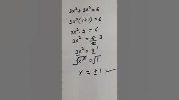 3^x2+3^x2=6Nice exponents Math Olympiad Square root | Algebra solution##maths #shorts