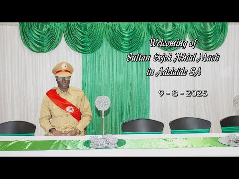 Welcome Sultan Erjok Nhial Mach In Adelaide SA 1