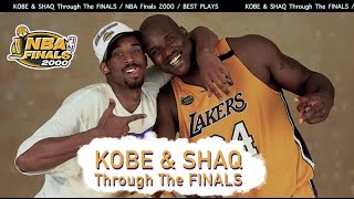 NBA Finals 2000. Kobe \& Shaq Through the Finals Best Plays. Part 1 - 2000's