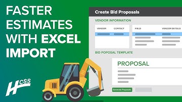 Excel Import to Construction Bid & Estimate | HCSS HeavyBid