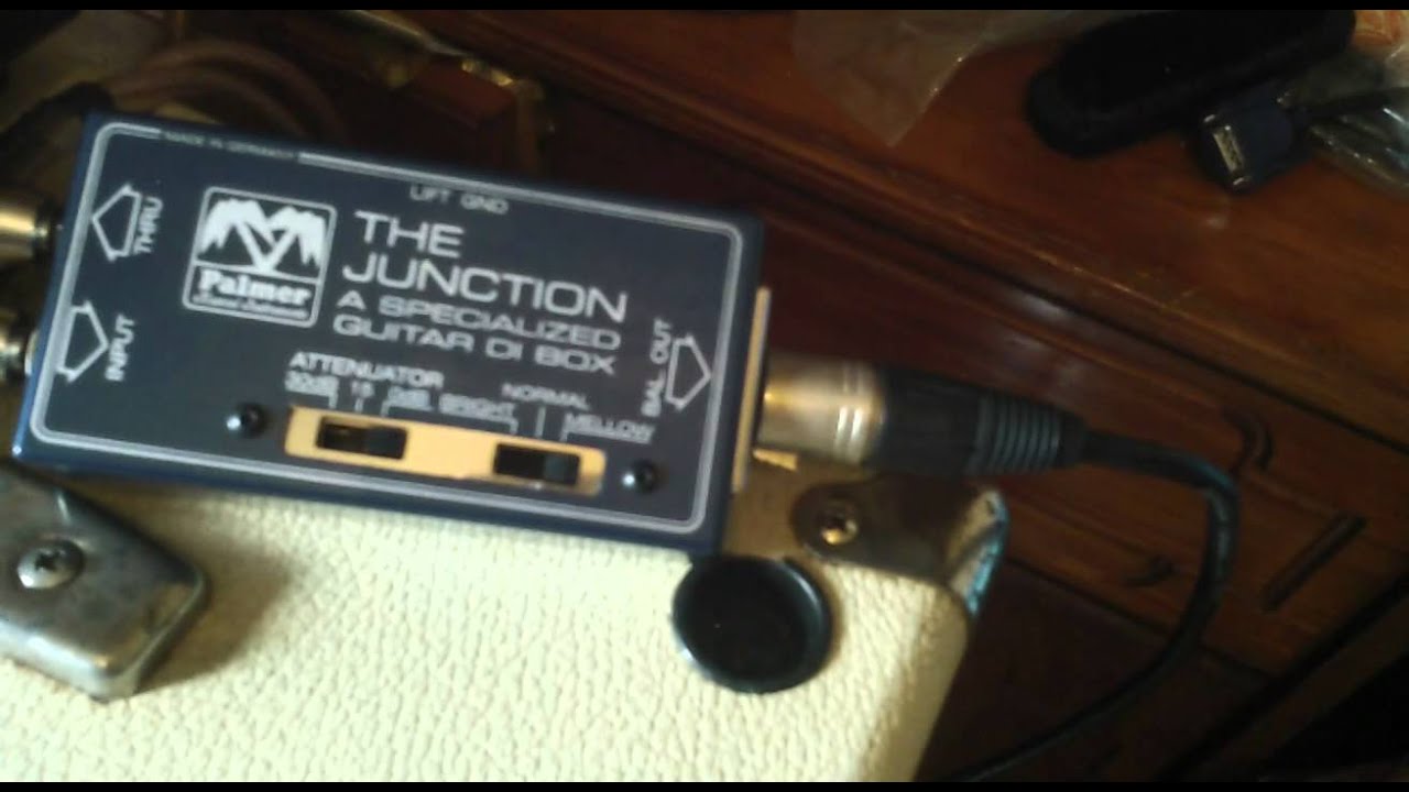 ギター Palmer PDI-09 Palmer PDI-09 Passive DI Box - YouTube