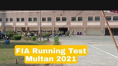 #fiarunning #fiajob #fianewjob FIA Running Test Multan 2021