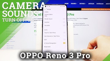How to Set Up Camera Sounds in OPPO Reno 3 Pro - Turn Off Shutter Sound