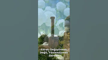 Fıtratı Değiştirmek Değil Yönlendirmek Gerekir Ahlak Hırs İnat İman NefisTerbiyesi İslam 