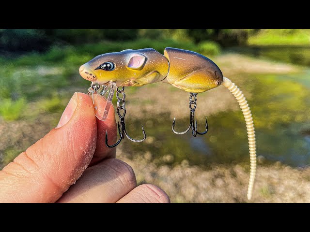 Tossing around a Mouse lure For river BEASTS! 