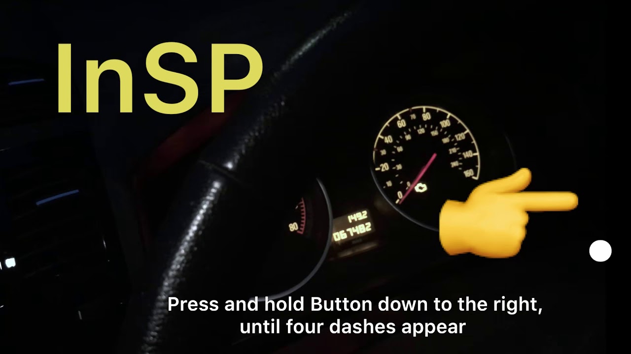 How To Reset Your Inspection Light On A Vauxhall Opel Zafira B Astra H 