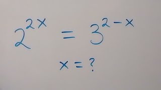 A Nice Algebra Exponential Equation | How to solve for X ?