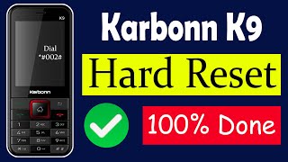 Karbonn K9 Input Phone Password Remove 100% Done : New Tricks 2023 #karbonn_k9