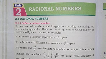 Rational Numbers || Class 7 Maths Exercise 2.1 || Part 1 || Sindh Board