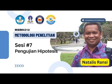 Sesi #7 Metodologi Penelitian (Pengujian Hipotesis)