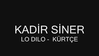 Kadir siner lo dilo