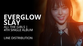 EVERGLOW 에버글로우  SLAY | Line Distribution