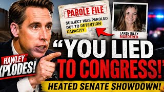 Josh Hawley EXPLODES on DHS Secretary Over Laken Riley Case | Full Breakdown