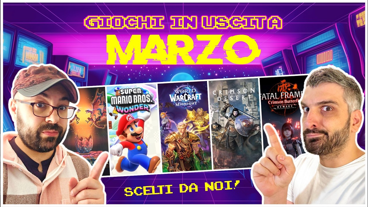 GIOCHI in USCITA MARZO 2026 | PC, PS5, XBOX SERIE X/S, SWITCH 2 e MAC