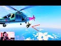 Grand theft auto vjumping from a helicopter  crazy dude l