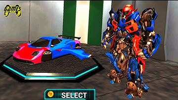 Flying Car Robot Transformation Save The City 2020 #Part2 - Android Gameplay 1080p60