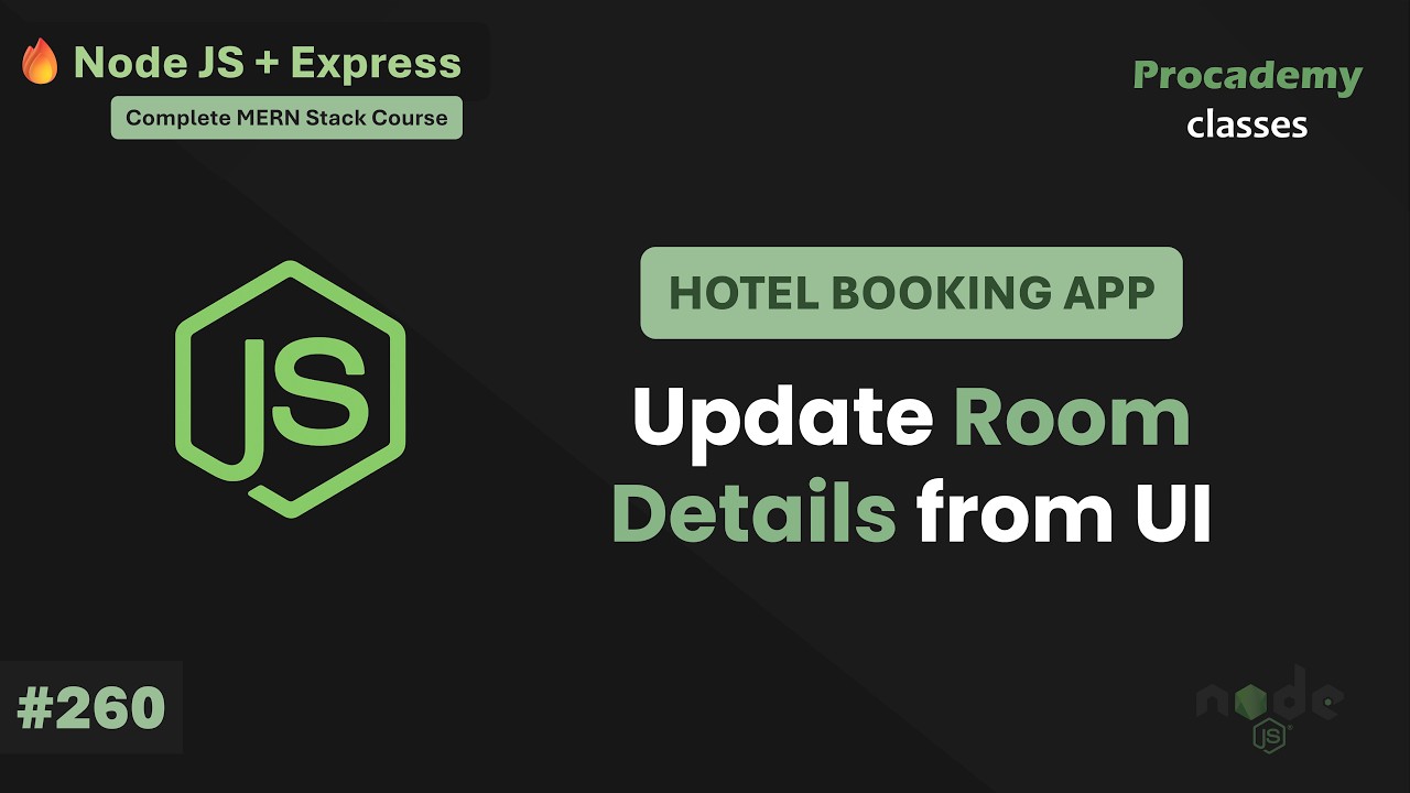 Update Room Details from React: Implementing Multipart Form Data for ...