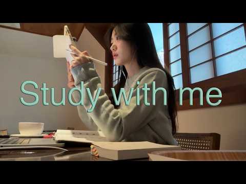 STUDY AT A SEOUL CAFE ☕️ 2-HOUR Study With Me