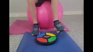 Stability Ball Simon Says