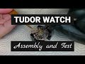 Vintage tudor watch reassembly and regulate