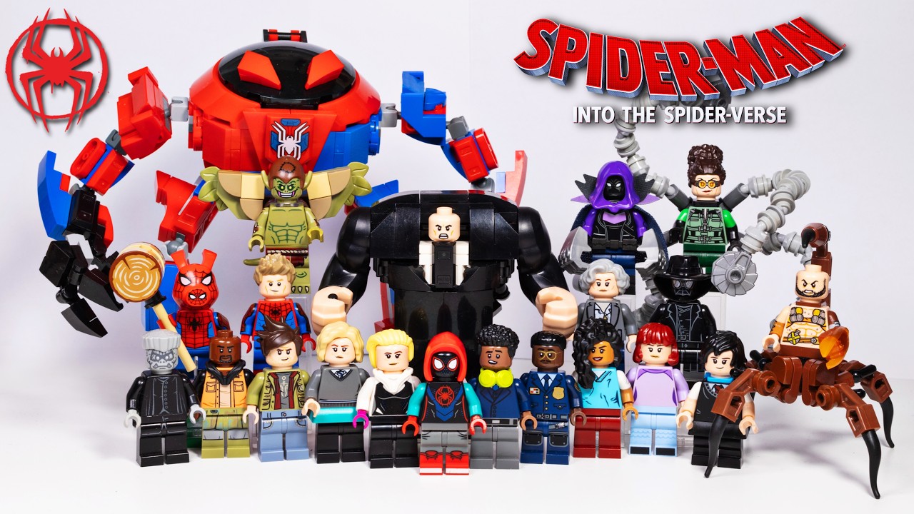 ОБНОВЛЯЮ ВСЕ МОИ МИНИФИГУРКИ LEGO Spider-Man Into the Spider-Verse!!! 🔥