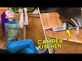 We're FINALLY Building our Camper Van Kitchen!!