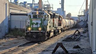 [HD] Los Angeles Junction Railway Y-VRN2271 Vernon Job in Vernon, CA