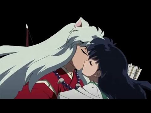 Inuyasha and kagome kiss [last episode]