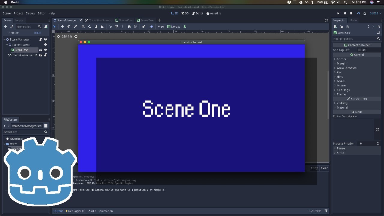 Code scene