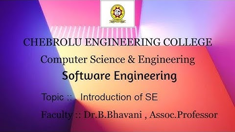 Introduction of Software Engineering-class-1