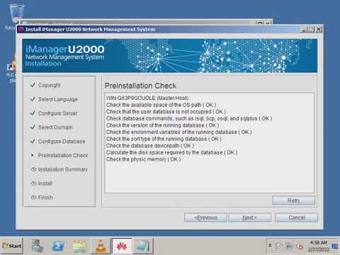 How to install Huawei iManager U2000 R018 NMS Server setup in Windows 2008 Server
