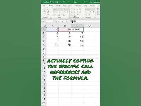 How to Copy and Paste a Formula in Excel - YouTube