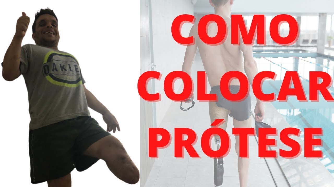 Como Colocar Prótese de Perna Para Amputados #Deficiente #Físico