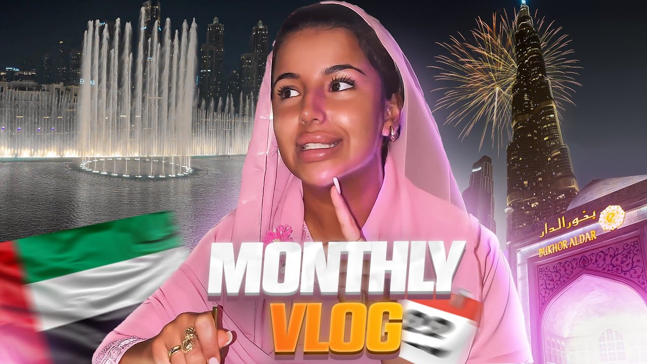 Découverte de Dubai + Mon Retour en France I MONTHLY VLOG 🌸