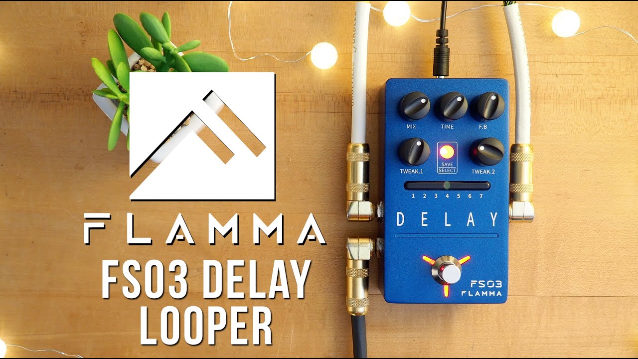Pedal Flamma FS03 Digital Delay Estéreo - PD1160 - Casa & Vídeo