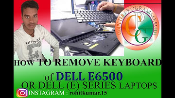 Replacing Dell  E6500 Keyboard & installation in hindi || computer programme ka gyan