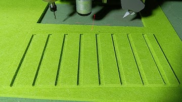 3D PET Acoustic Panel–U-groove | CNC Machine for Cutting and Grooving PET Panels