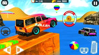 simulator berkendara mobil jip selancar air - crazy jeep car water surfing games screenshot 3