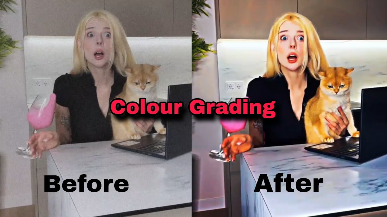 Simple colour grading on capcut || It's so easy try it 🗿