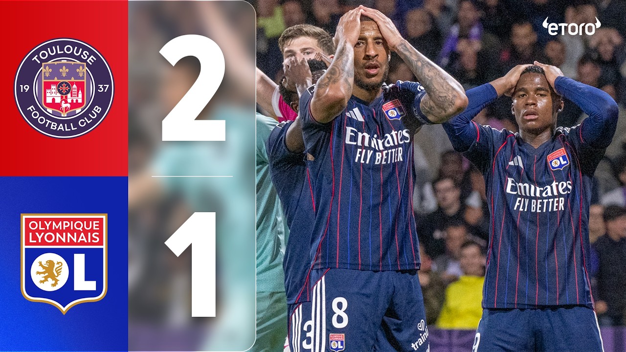 Toulouse FC-OL : Défaite frustrante à Toulouse (2-1)