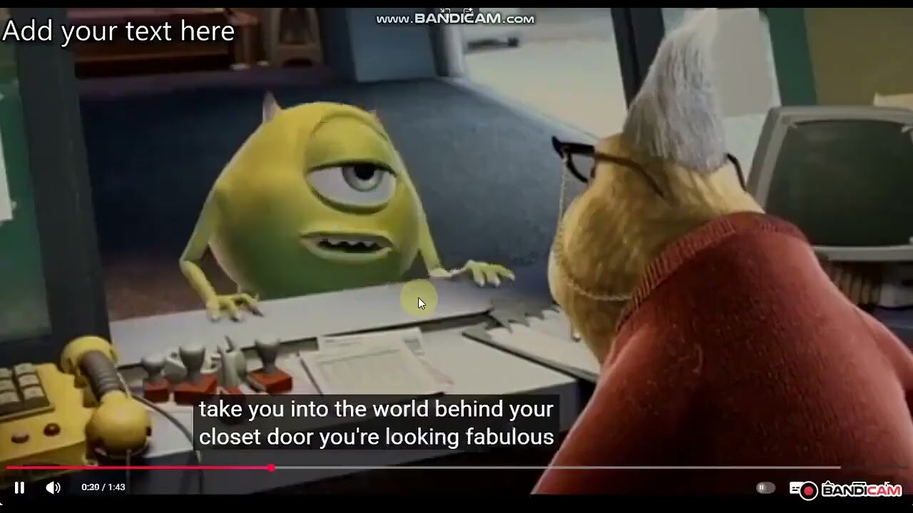 Monsters Inc Trailer Disney Pixar The Movies Party Videos Cartoons Movie 1th