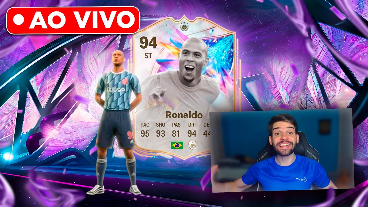 🚨AO VIVO! A MELHOR CARTA do ULTIMATE TEAM! RONALDO 94! FC 26