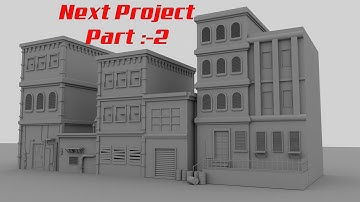 3D Environment Next project Modeling Part:- 1 | Timelapse in maya 2022#mayaproject #blendertutorial