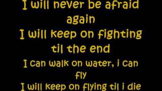 i can fly on water - lyrics