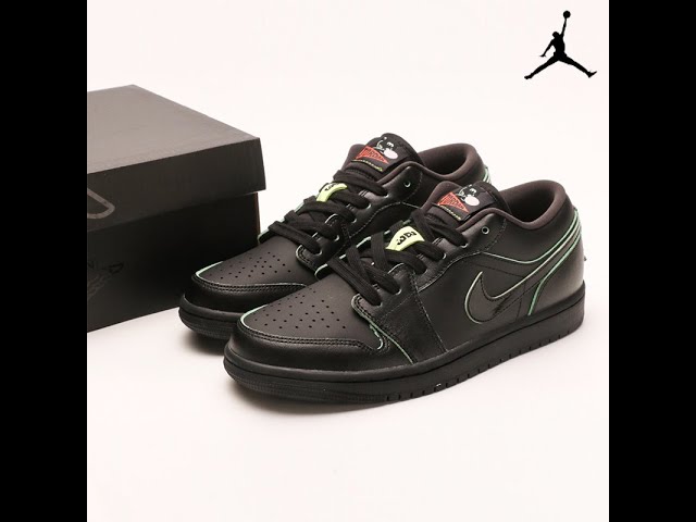 チョメキャット① Air Jordan 1 Low 'Black Cat Mascot' HM3690-001 - YouTube